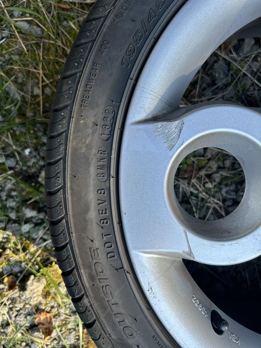 Felgi z oponami do Renault 4x100 16 Zamienie