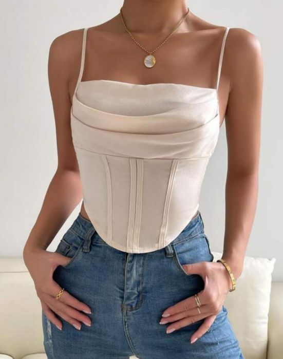 топ корсет, атласный топ, атласный корсет, шёлковый топ, шёлковый корс