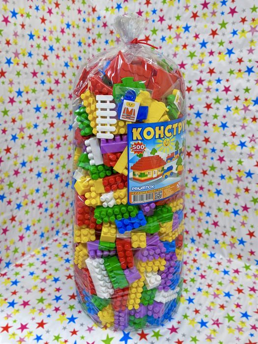 Конструктор великий на 500 елементів | Мега набір Блочний конструктор