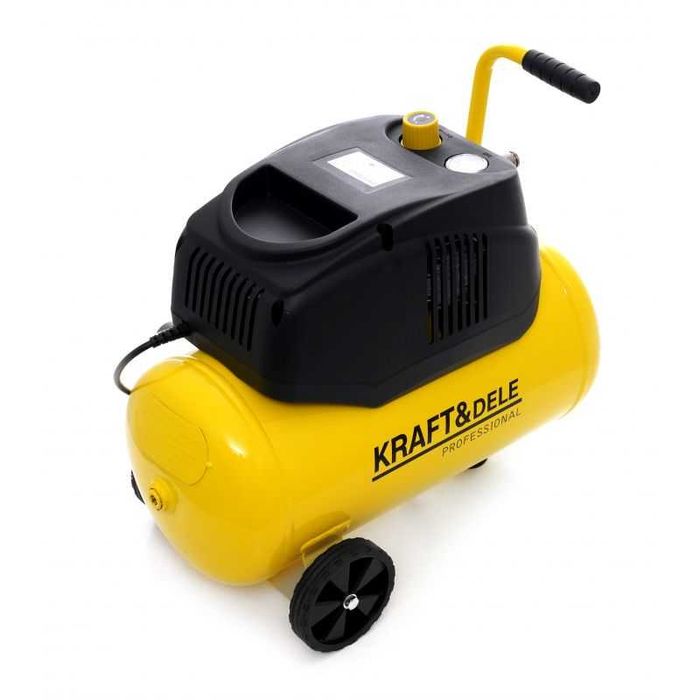 KRAFT&DELE Kompresor Bezolejowy 24l Sprężarka 8 Bar 1,5 Km KD1416