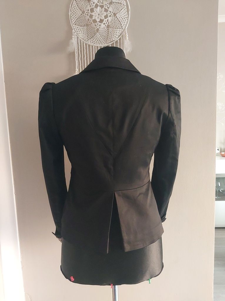 Nowa marynarka żakiet H&M 40 L czarna panterka