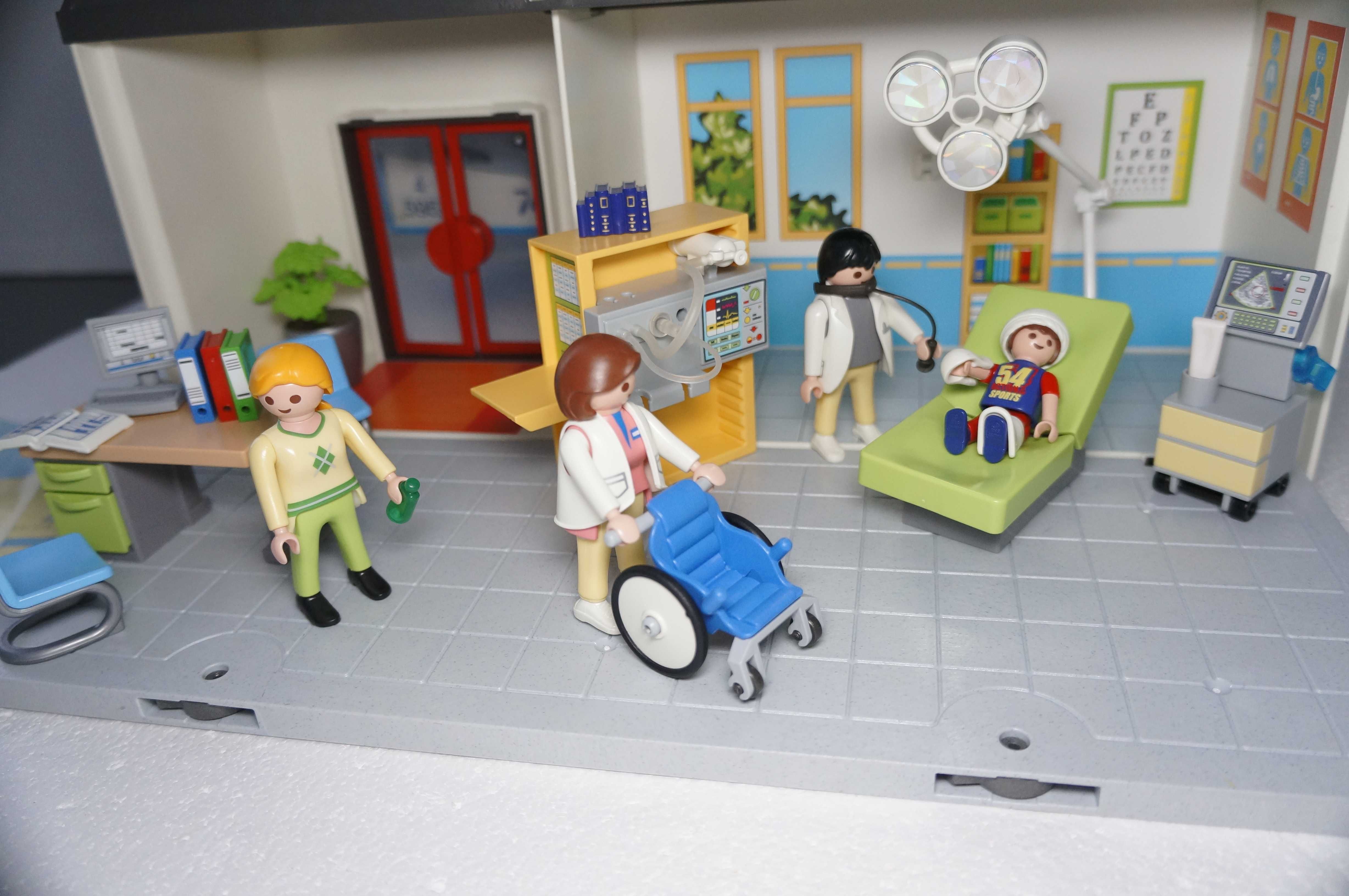 Playmobil 751 Szpital składany w walizce operacyjna wózek Playmobile