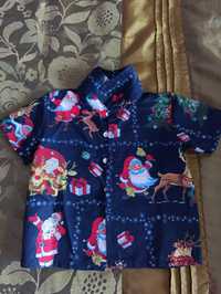 Koszula świąteczna dla chłopca 3-4 lata
