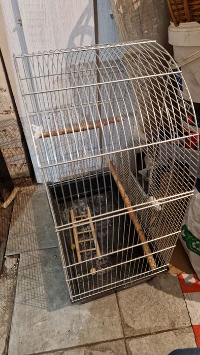 Duza klatka dla papugi