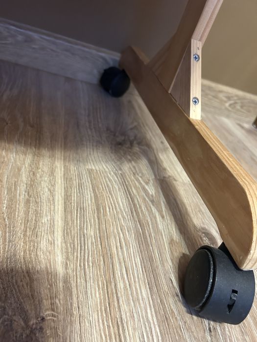 Łóżeczko, kołyska drewniana z baldachimem 40x90