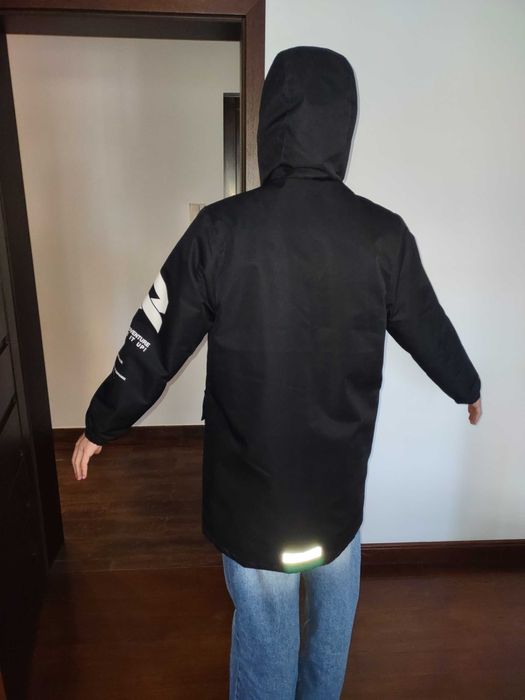 Kurtka zimowa długa chłopieca rozmiar 164 cm