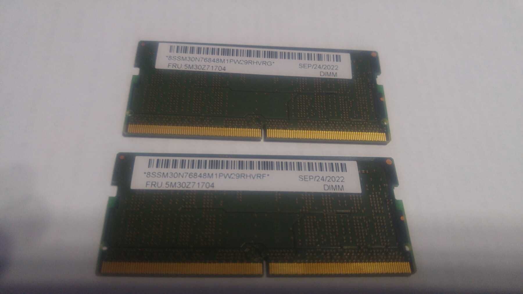 Оперативна пам'ять до ноутбука 16Gb (8+8) DDR5-4800