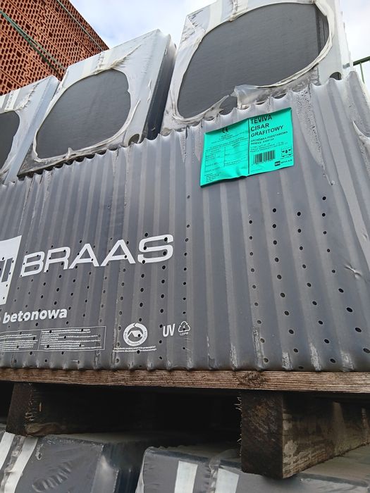 Dachówka betonowa Teviva Cisar grafit