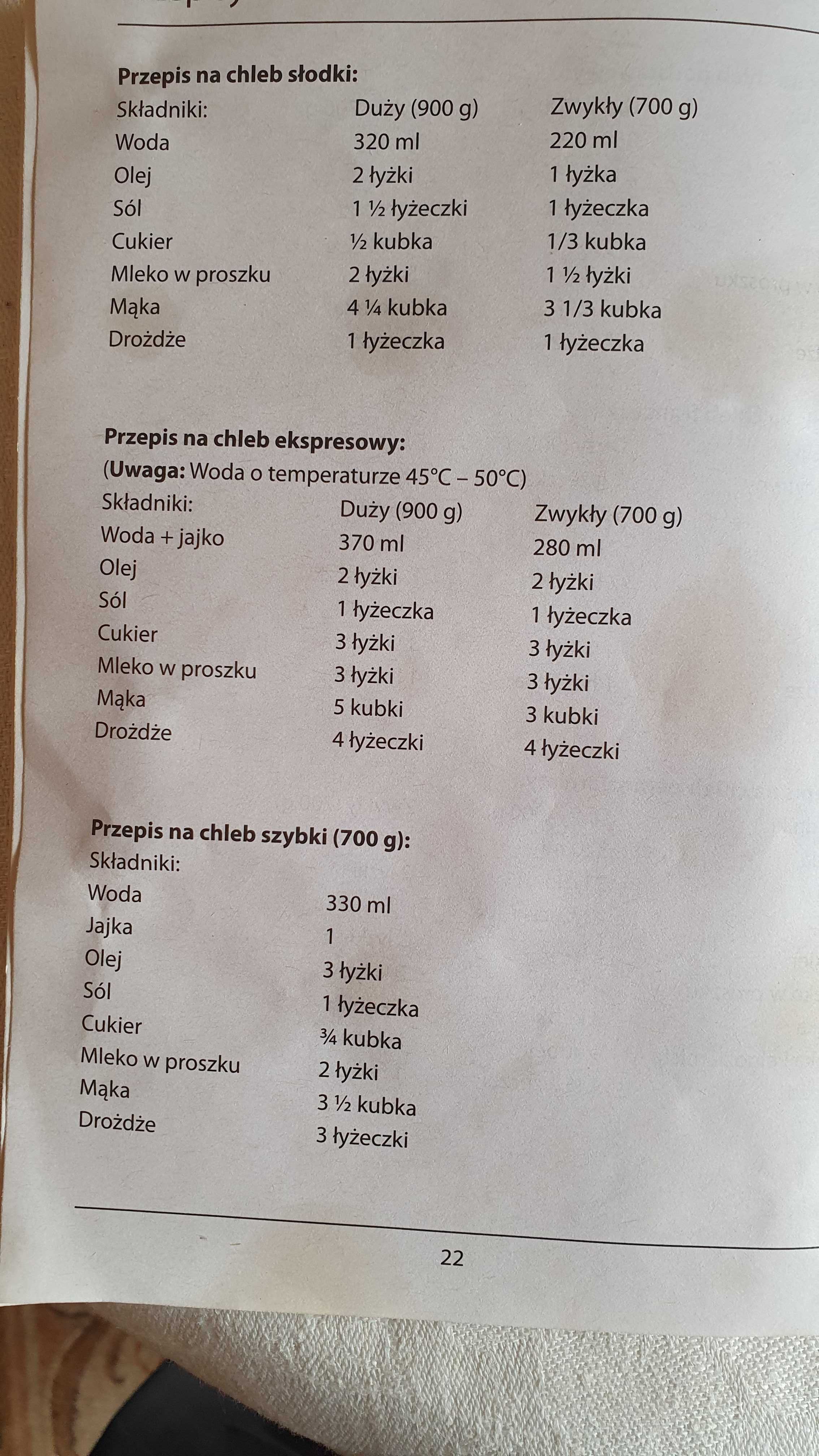 Sprzedam domowe urządzenie do pieczenia chleba, ciasta i dżemów