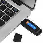 Dyktafon cyfrowy Pendrive microSD podsłuch szpieg * Video-Play