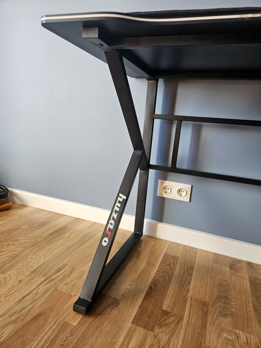 Biurko huzaro hero 1.6 gaming carbon aluminium 120x60cm