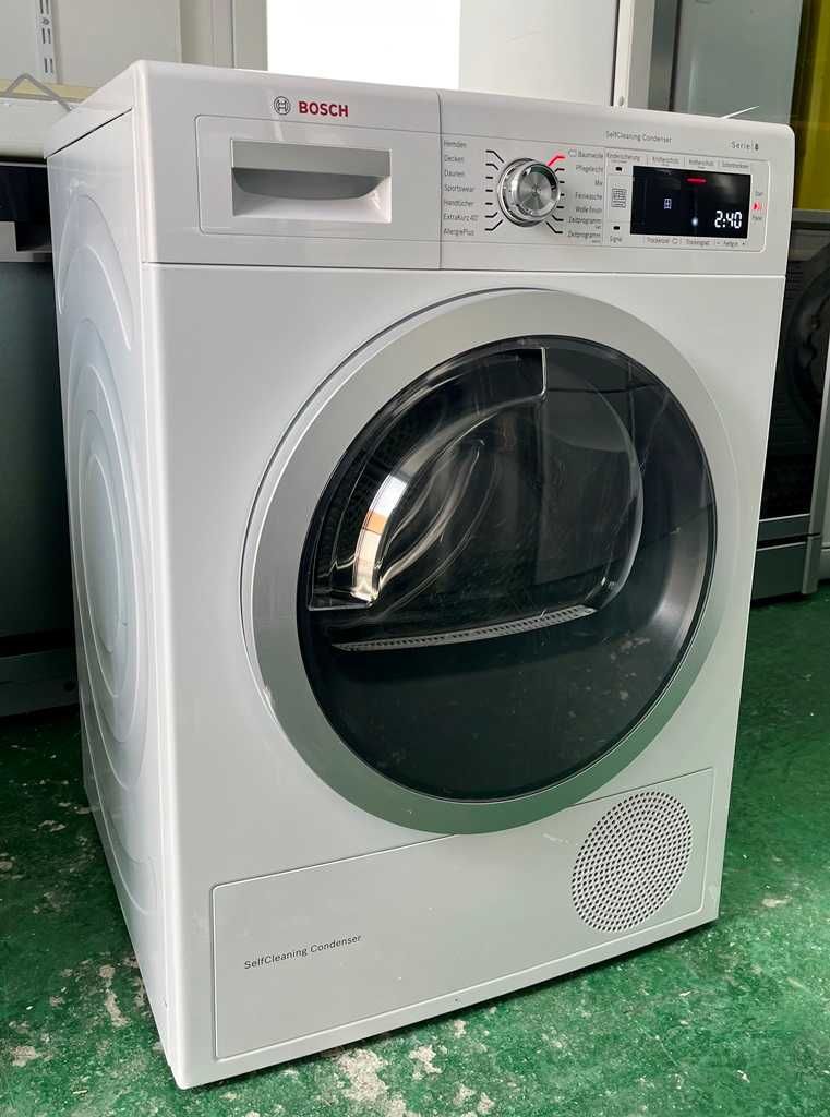 Suszarka Bosch z pompą ciepła WTW875W0, 8 kg, A+++