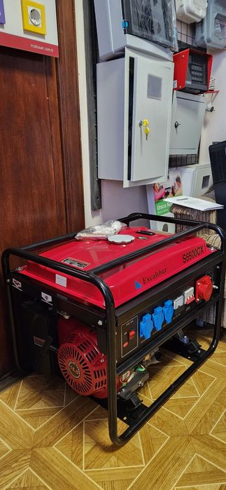 Бензиновий трифазний генератор 6.5 кВт Вихід: 3х230В; 1х380В Мідь 100%