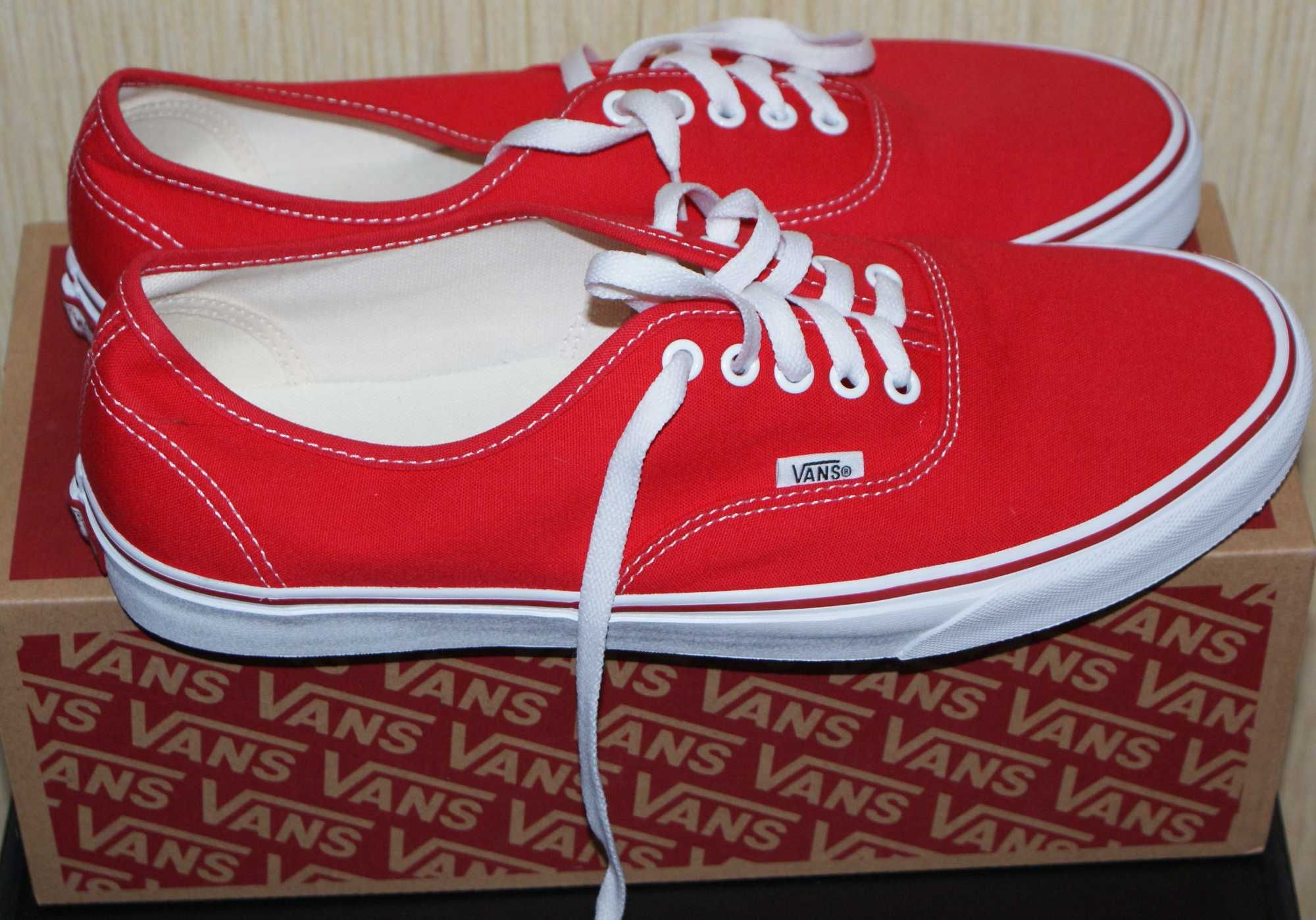 Кеди Vans Authentic (Red) 45 розмір