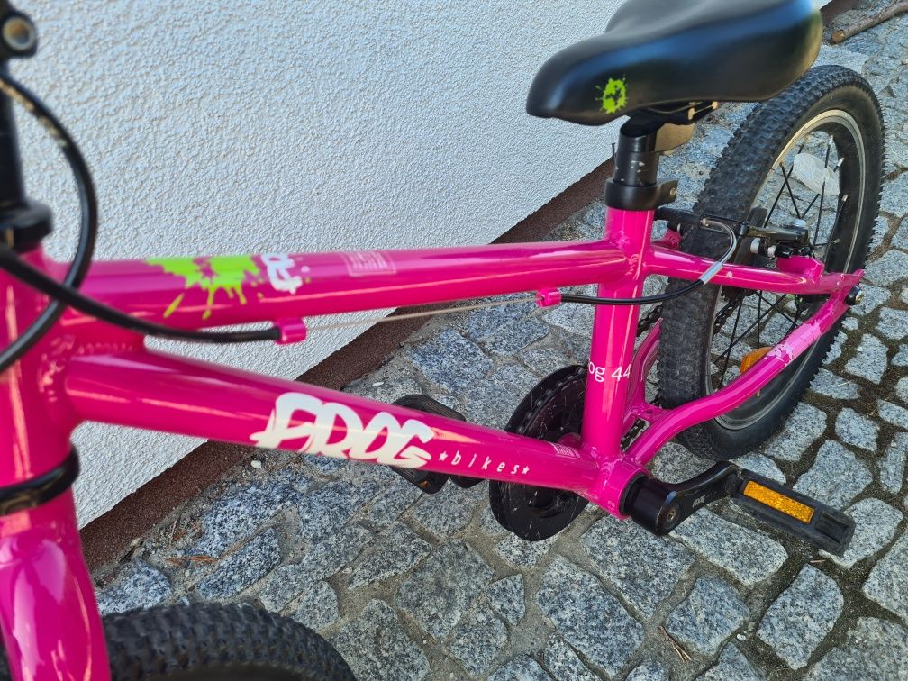 Rowerek Frog 16" cali różowy