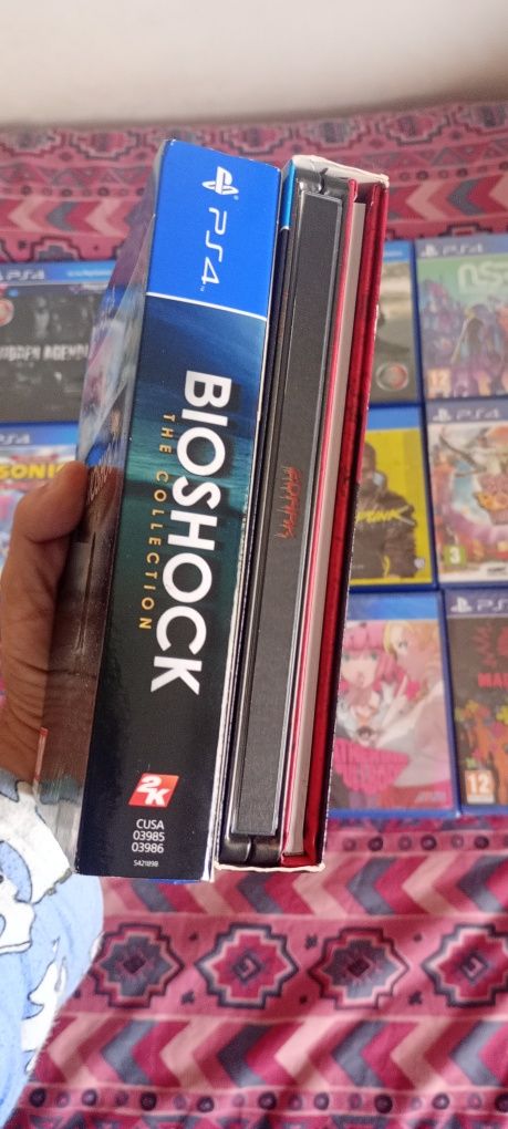 Jogos PlayStation 4 (BioShock, cyberpunk, ARK, control