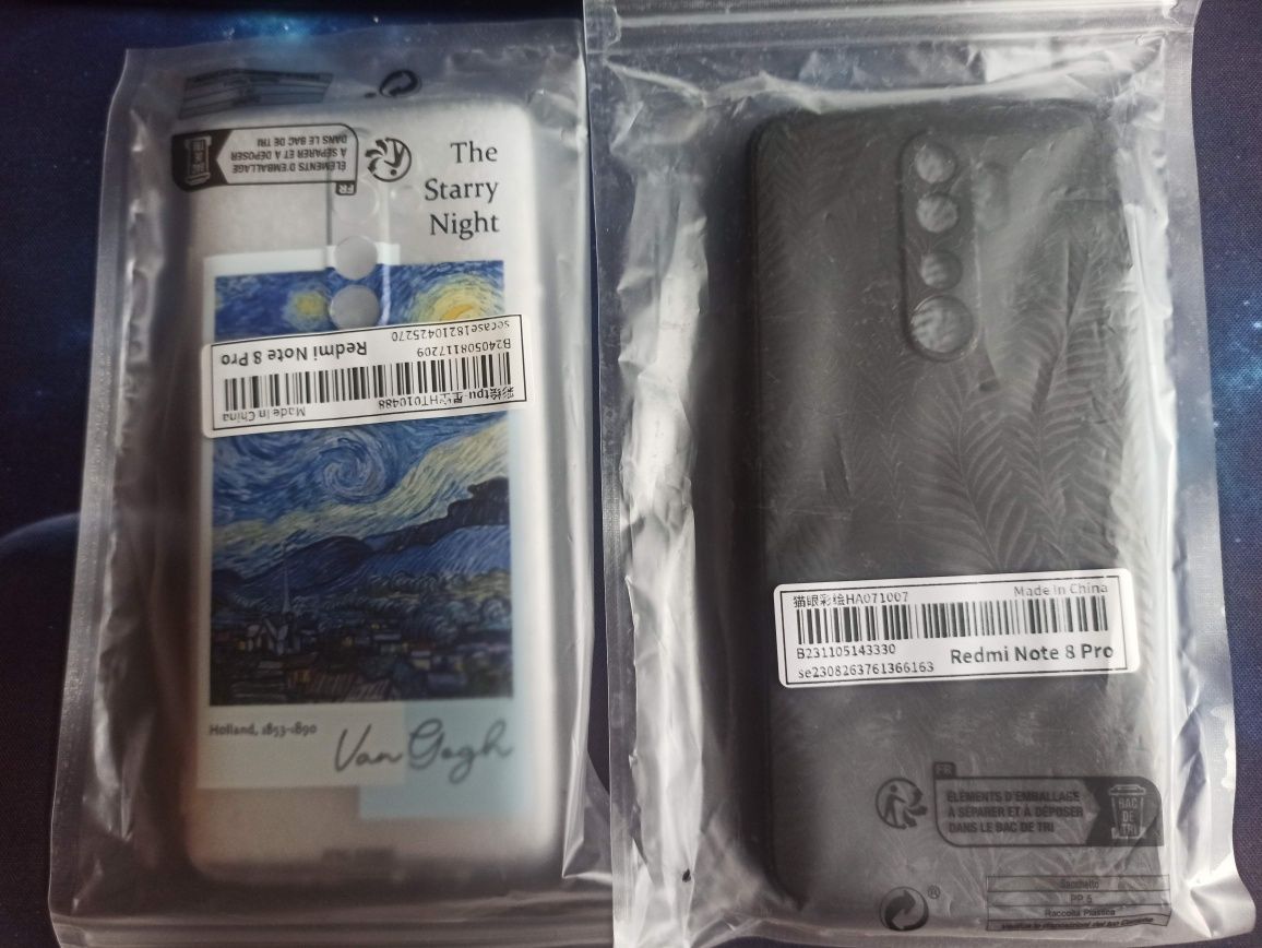 Zestaw 5 nowych etui do Xiaomi redmi note 8 pro