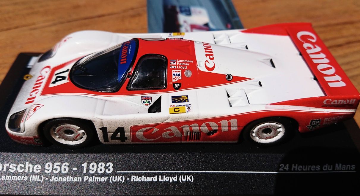 Miniatura Porsche 956,  epoca 1983 24 le mans