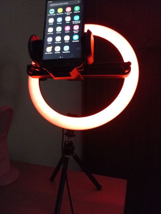 Novo LED Ring light grande proficional com suport