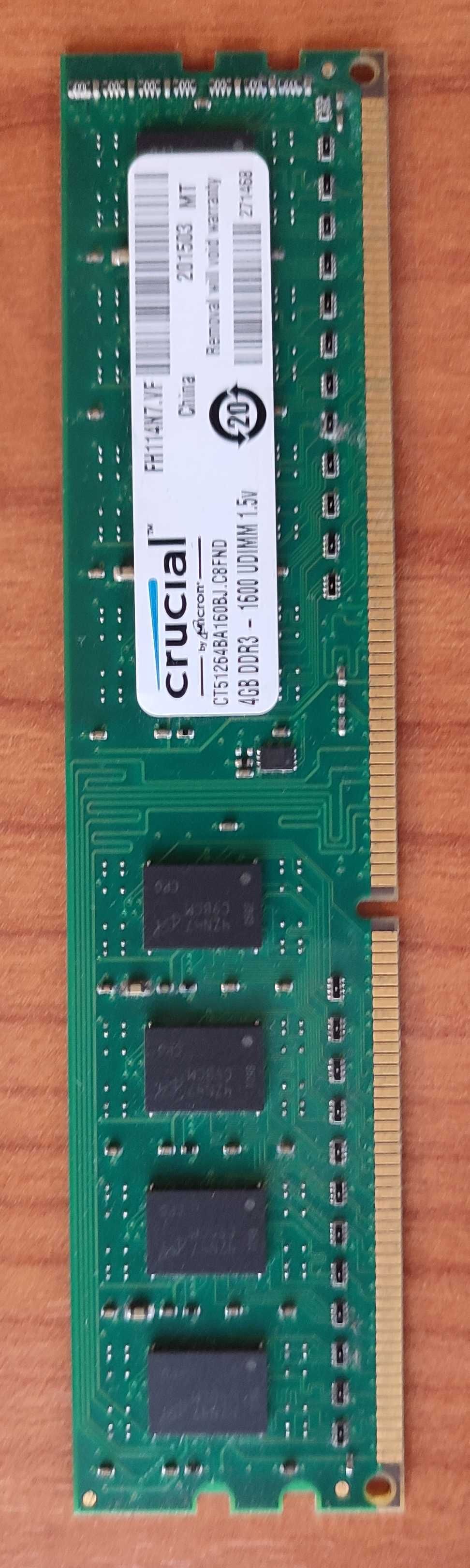 Memoria RAM DDR3-1600 4Gb