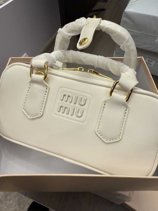 Torba do kręgli MIUMIU biała, mała