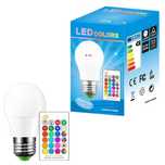 Lampada LED 16 Cores RGB diodo emissor de 5W E14