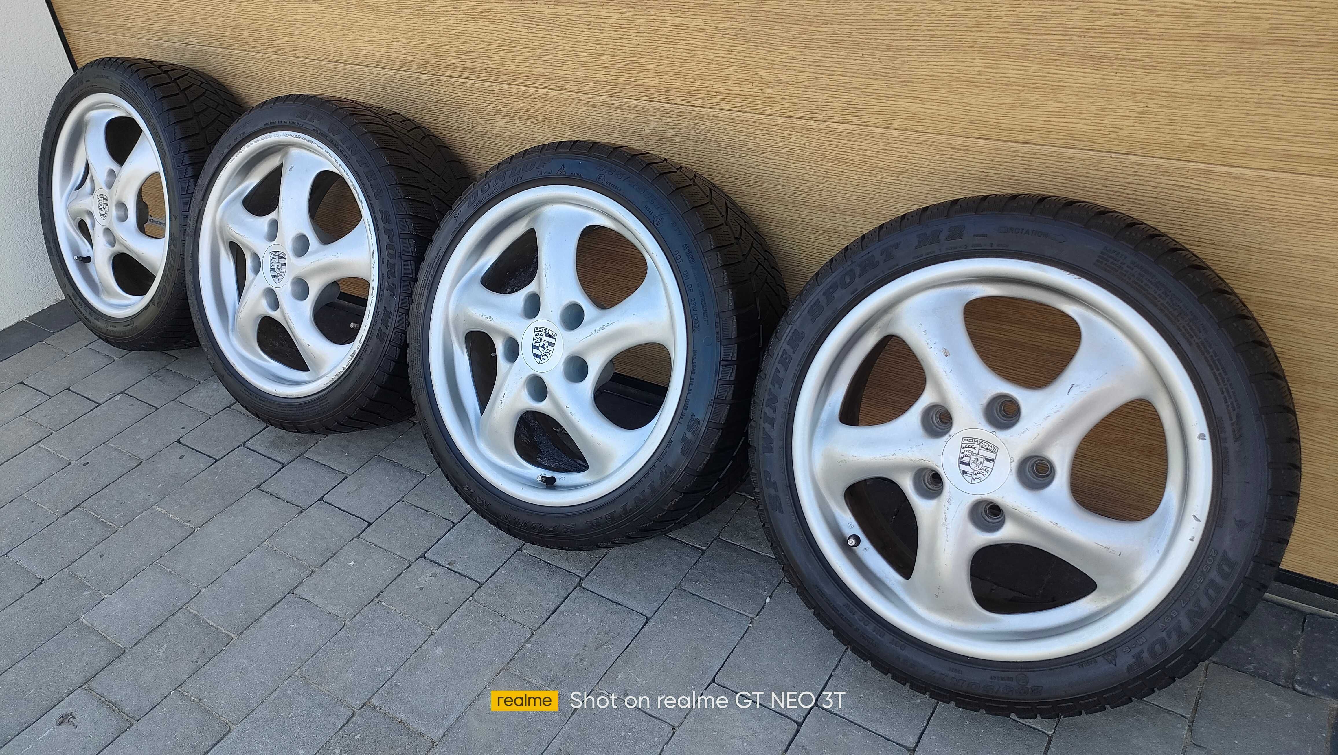 Felgi Porsche 5x130 i 5x100 i 5x112 wraz z oponami 205/50r17 225/45r17