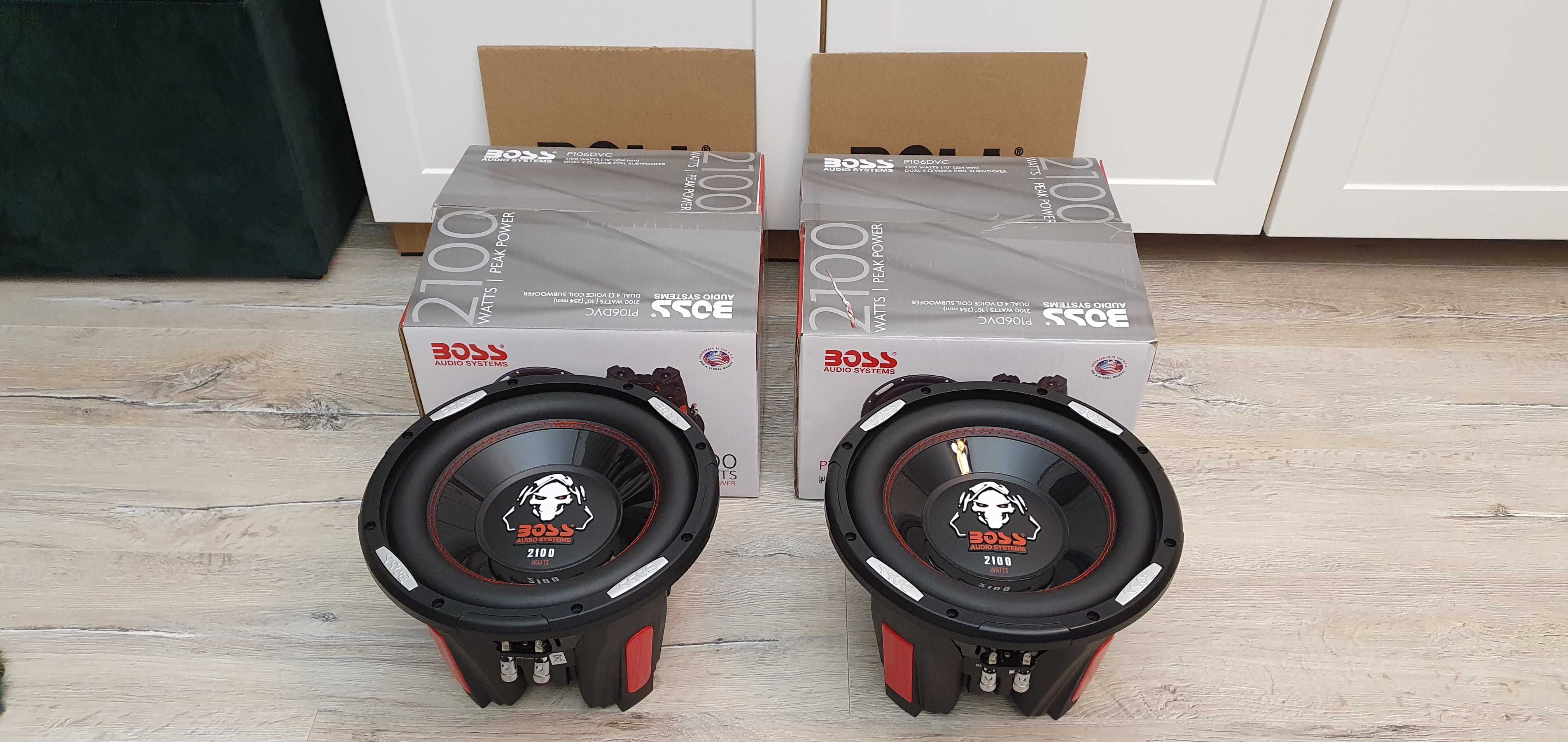 Boss P106DVC, głośniki do subwoofera 2 sztuki Nowe
