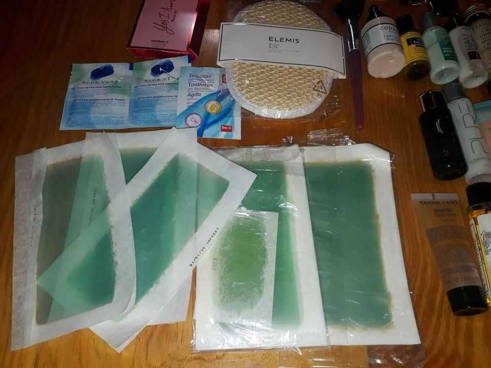Lote de produtos de beleza