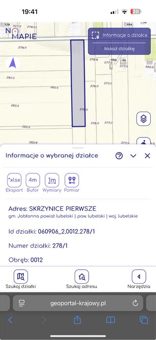 Działki budowlane Skrzynice Pierwsze