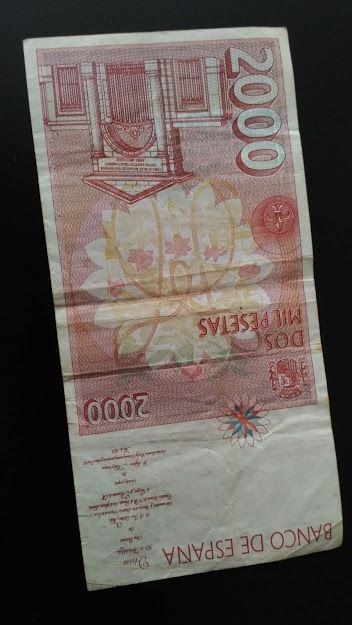Nota de 2000 pesetas