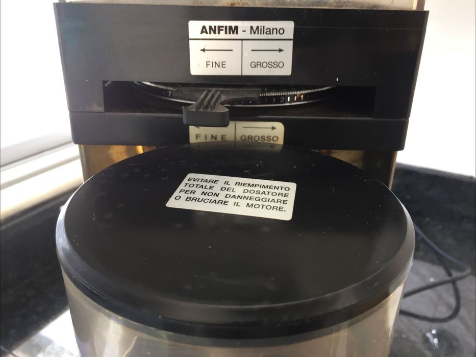 Moinho profissional de café, baristas, Nanfim Milano