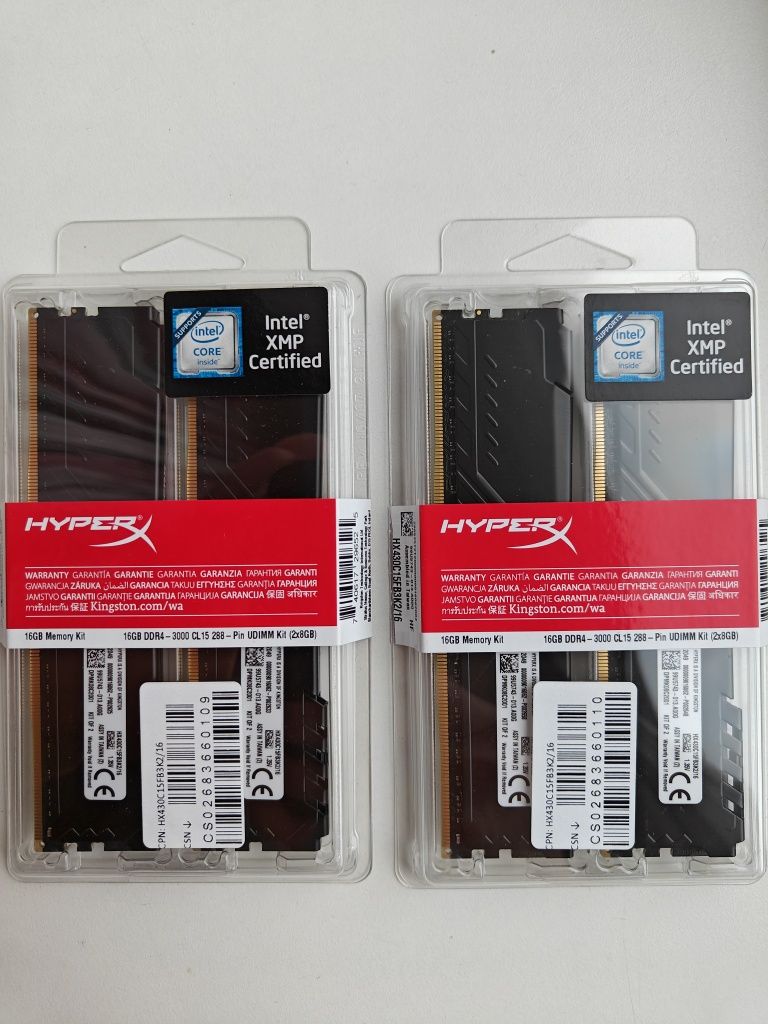 Оперативна пам'ять HyperX DDR4-3000 16384MB PC4-24000 (Kit of 2x8192)
