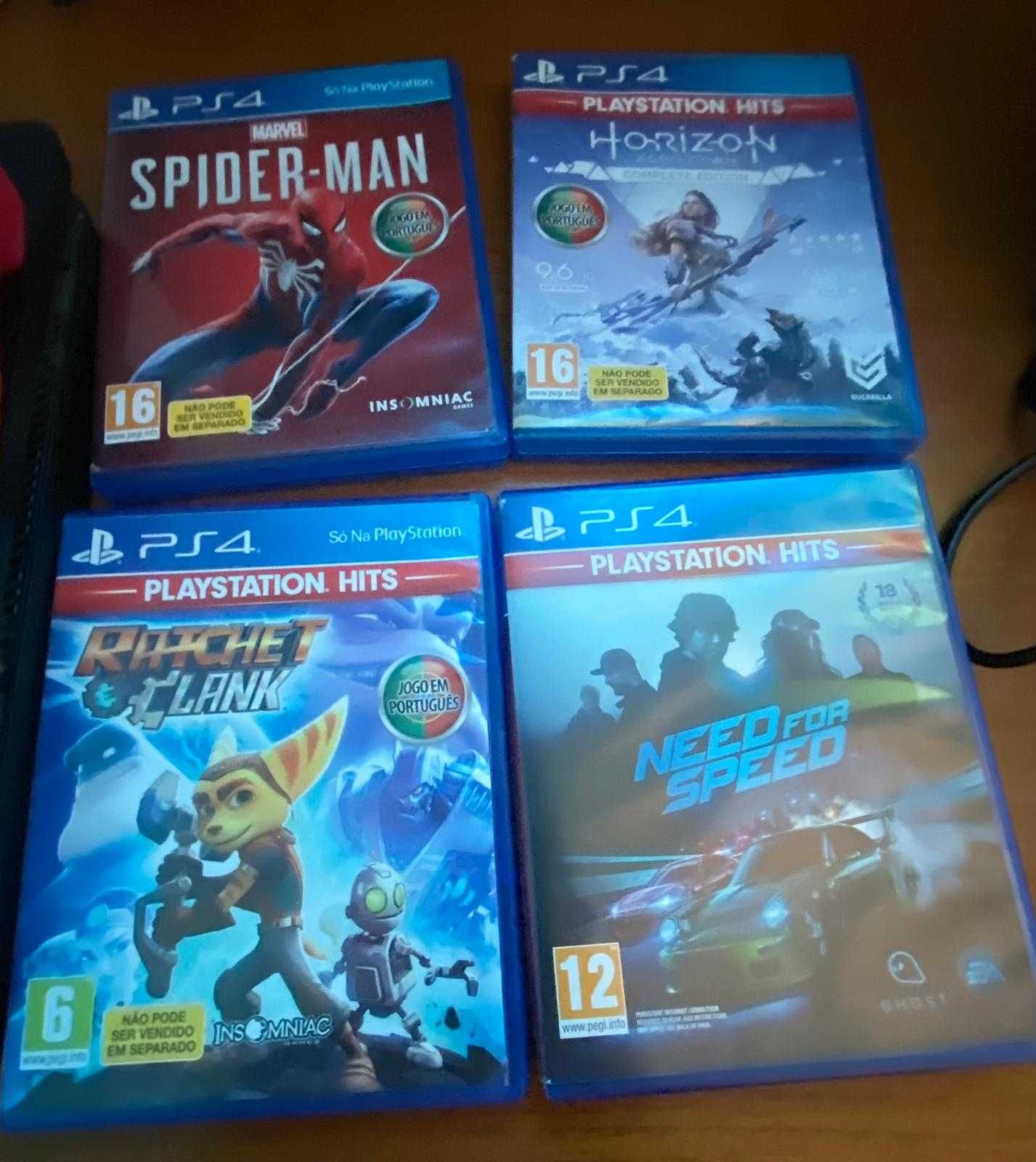 Video game PS4 com vários jogos