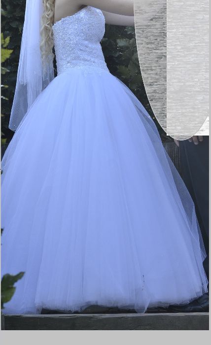 Suknia ślubna księżniczka 