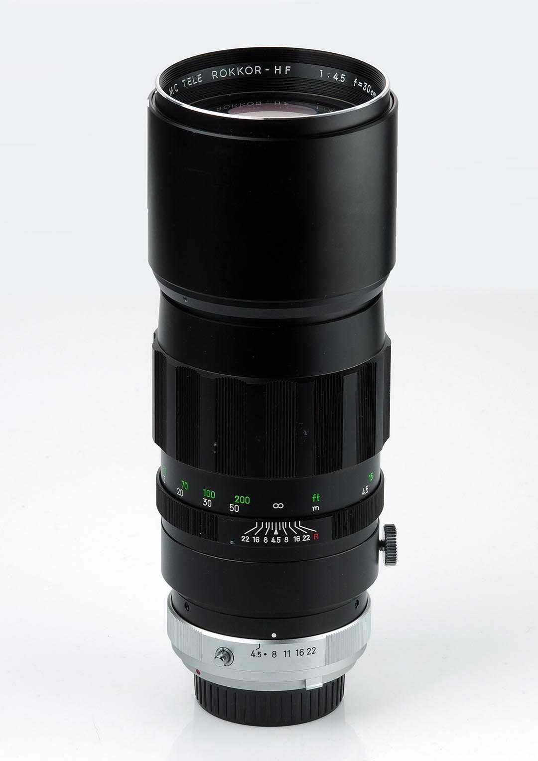 Minolta MC Tele Rokkor-HF 300 mm f/ 4.5 – телевик на байонет SR/MD