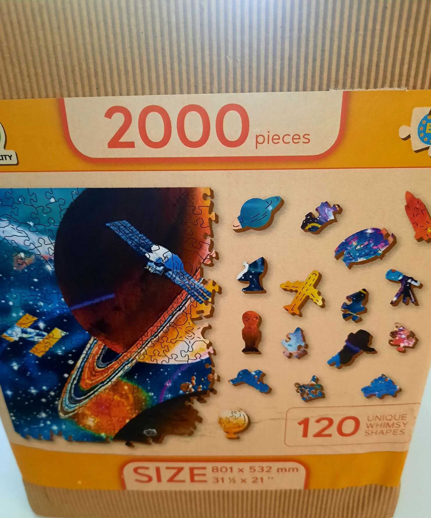 puzzle drewniane 2000 elementów