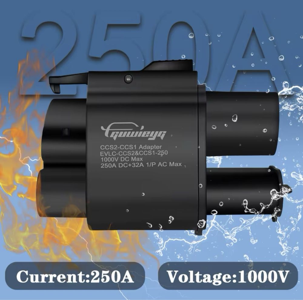 Переходник CCS2 to CCS1 350A, Type2 to Type1