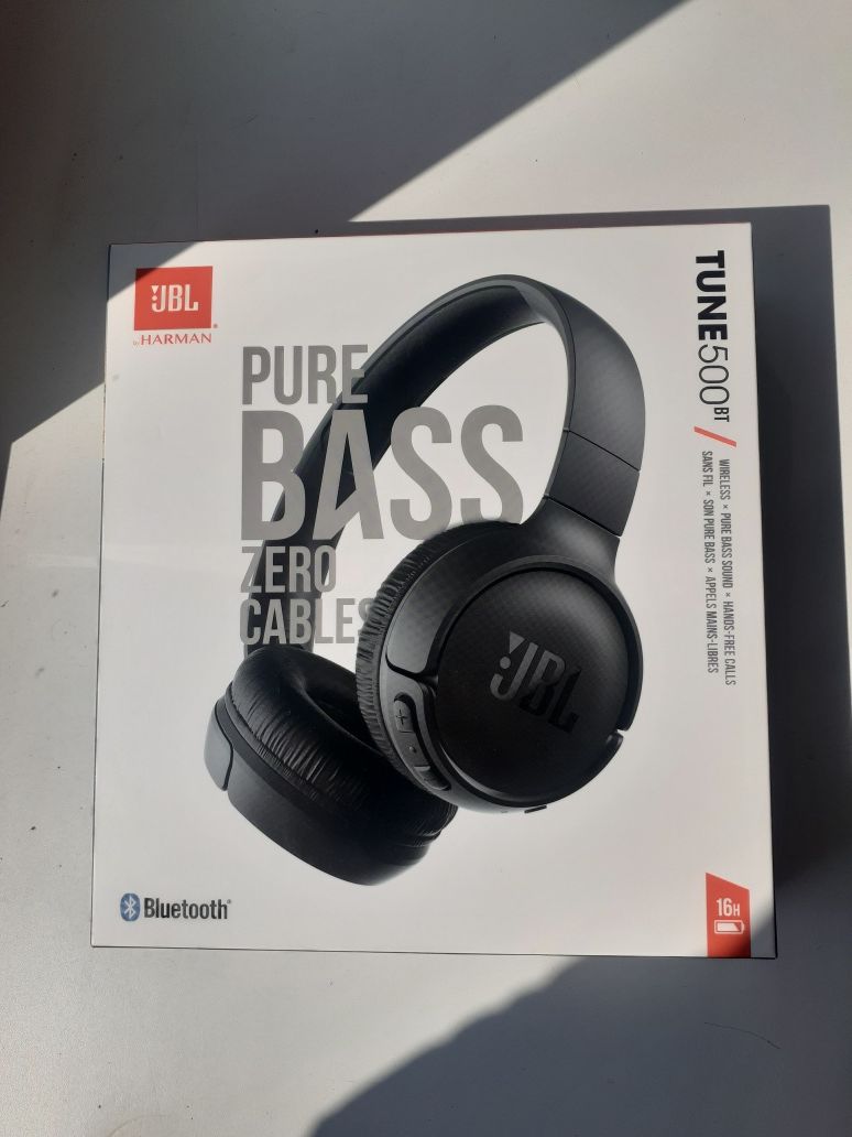 Нові Оригінальні Блютуз навушники JBL TUNE500BT bluetooth чорного коль
