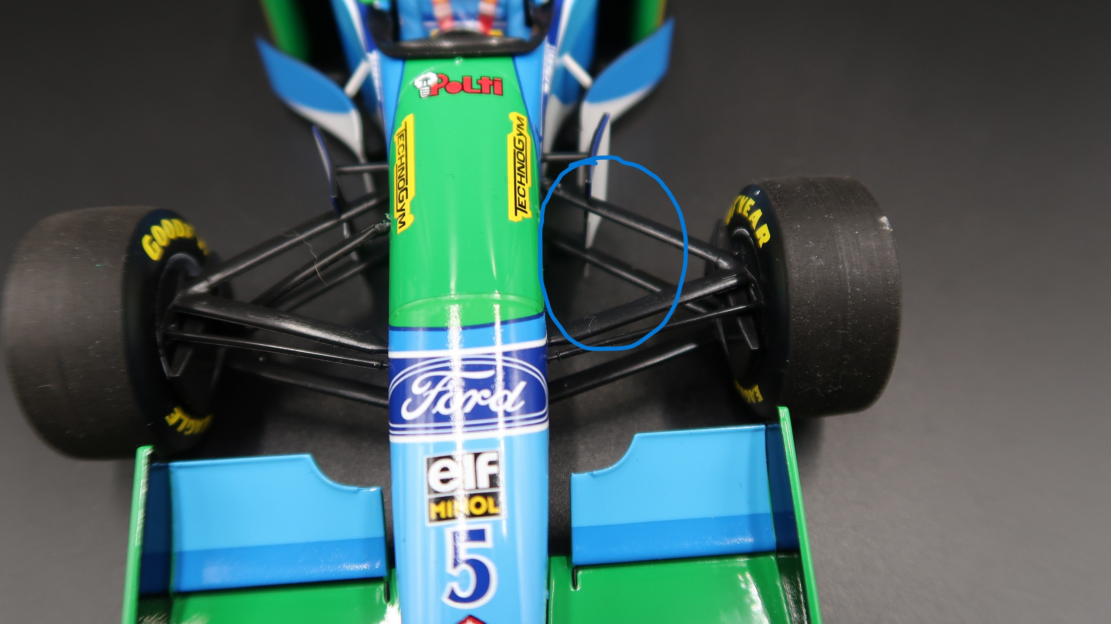 1:18 MinichampsBenetton Ford B194 M.Schumacher Champion 1994