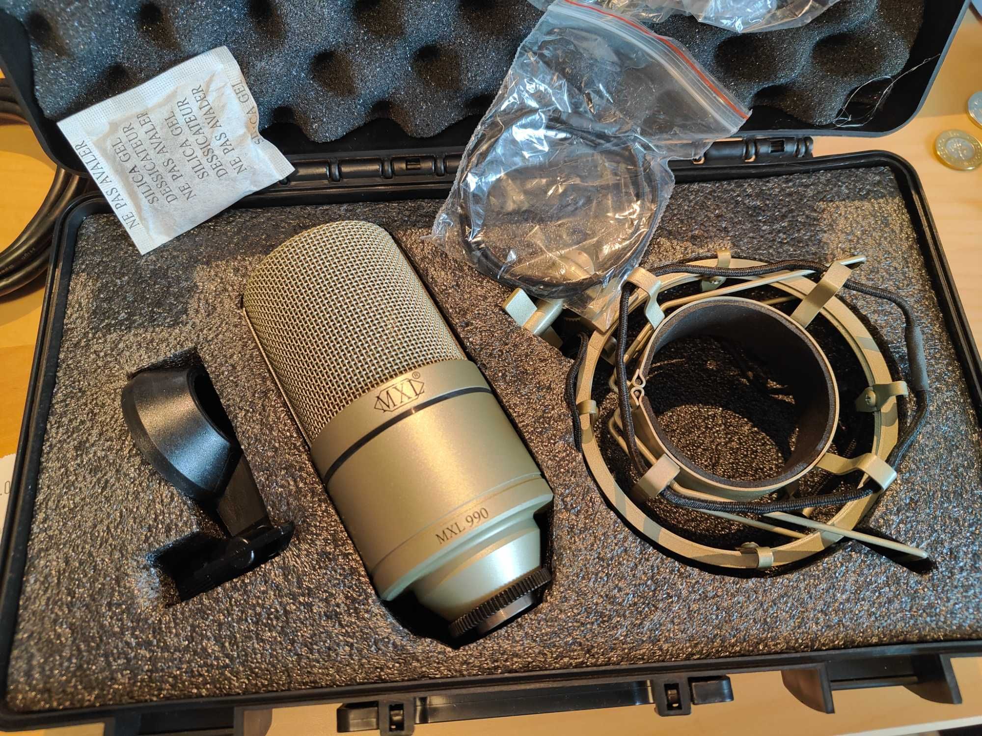 MXL 990 Mikrofon Pojemnościowy home studio