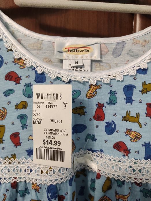 Нічна сорочка для жінок, 100 котон