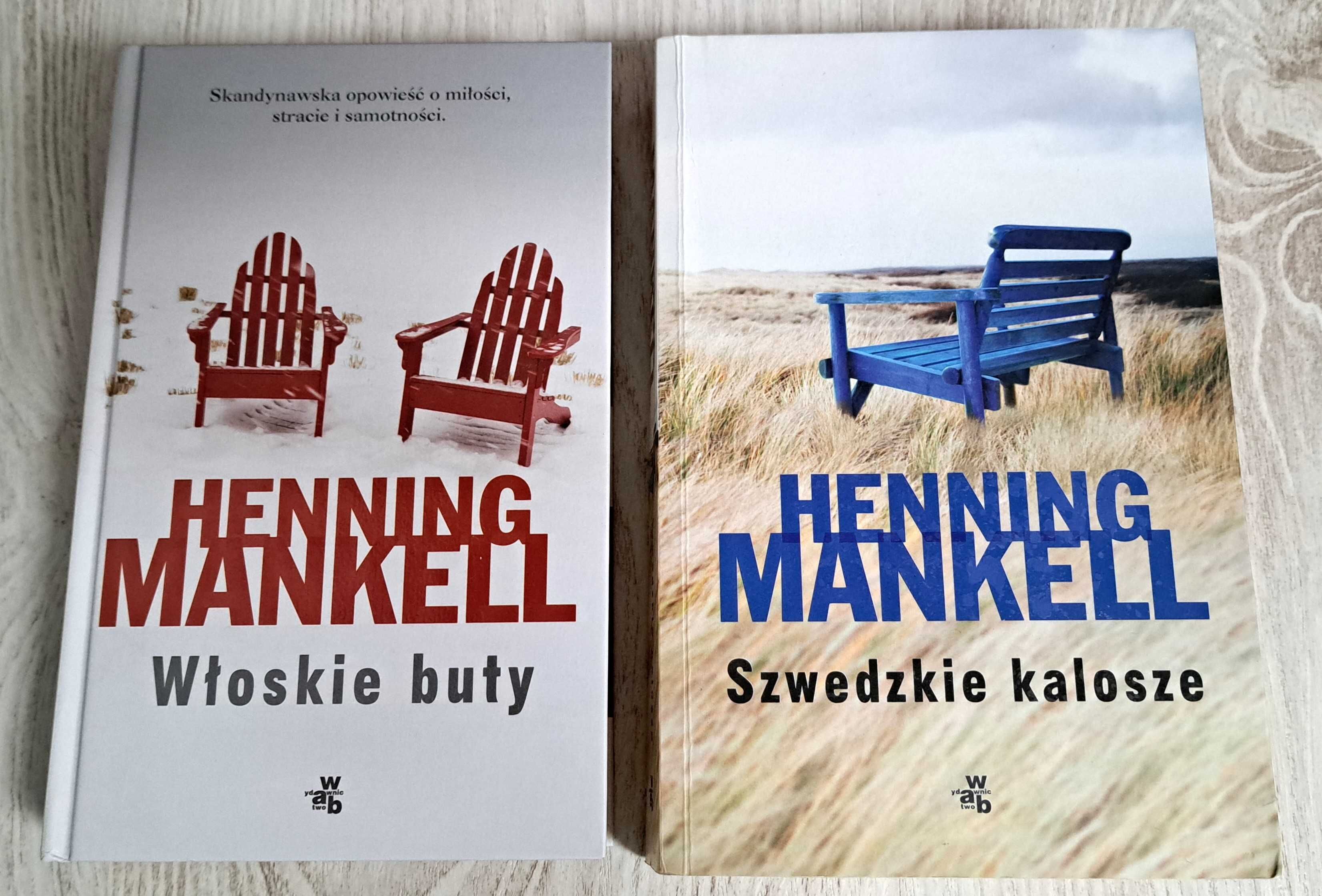 2x Henning Mankell Włoskie buty + Szwedzkie kalosze