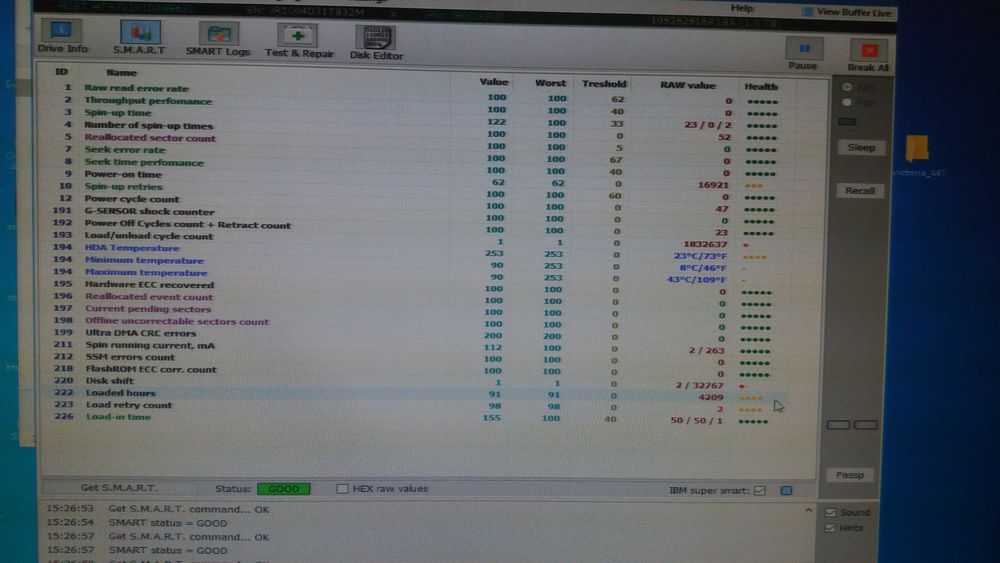 Жесткий диск HDD Hitachi (HGST) 1Tb 2.5