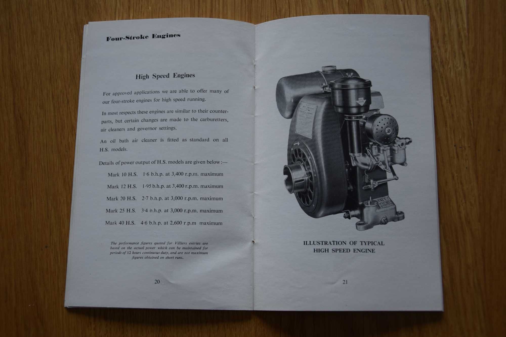 Villiers silniki broszura