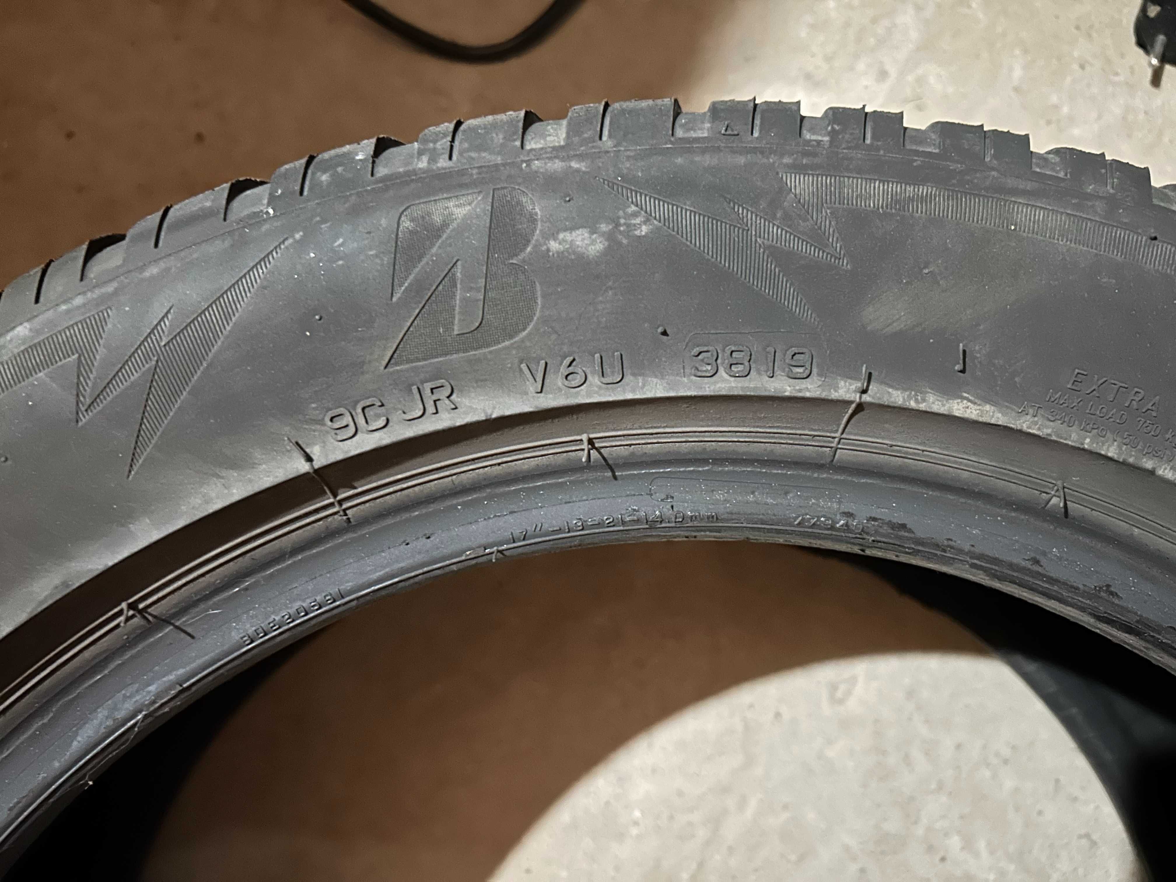 Bridgestone Blizzak 225/50 R17 98H ZIMOWE 4 szt. przód+tył