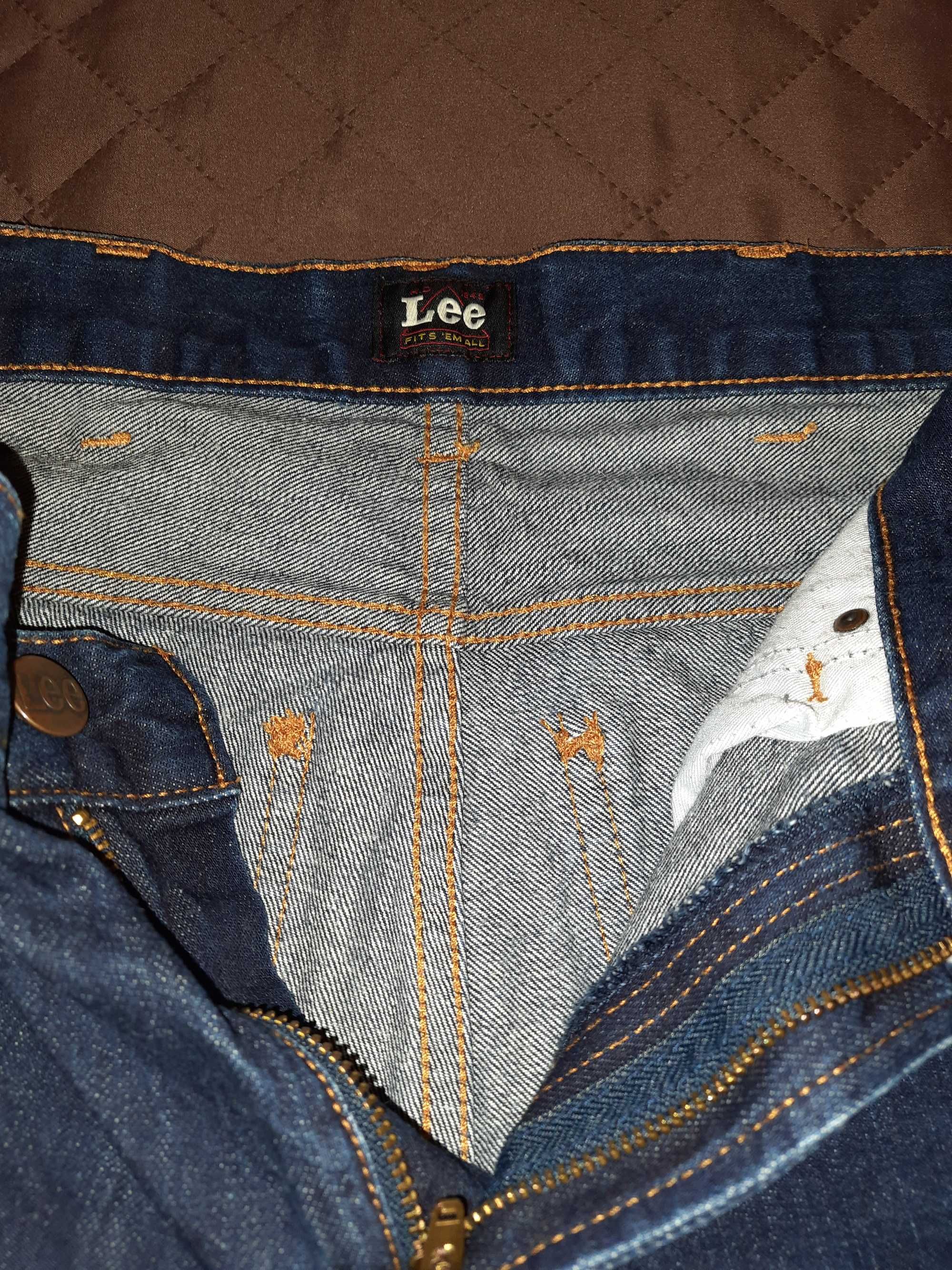 Мужской джинсовый костюм Lee (100% коттон) - джинсовая куртка + джинсы