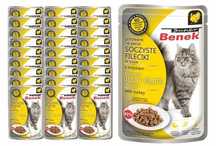 Super Benek Mokra Karma Fileciki w Sosie z Indykiem dla Kota 28x85g