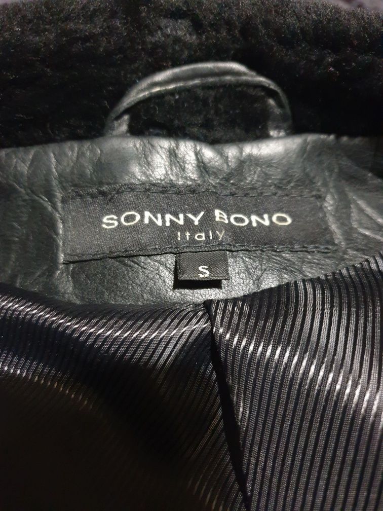 Sonny Bono кожаная куртка Italy