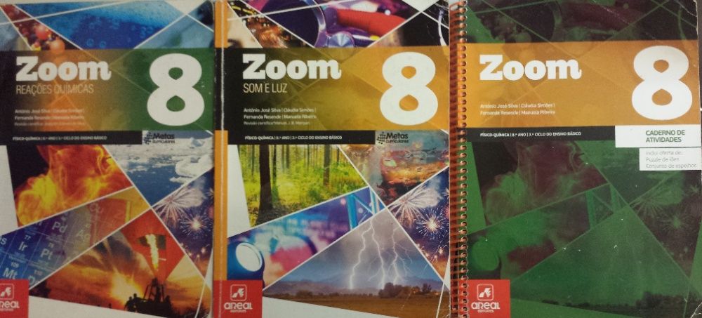 Zoom - Físico-Química 8*/9* ano Manual e caderno de atividade